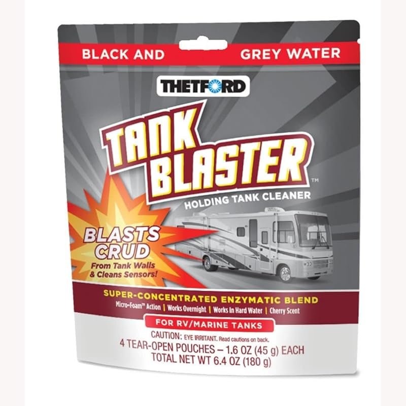 Thetford Tank Blaster - Level Sensor Cleaner - Black & Grey Waste Wate