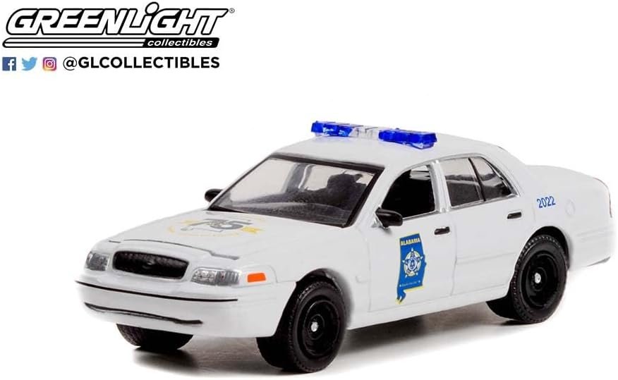 Greenlight 2008 Crown Victoria Police Interceptor Alabama State Police