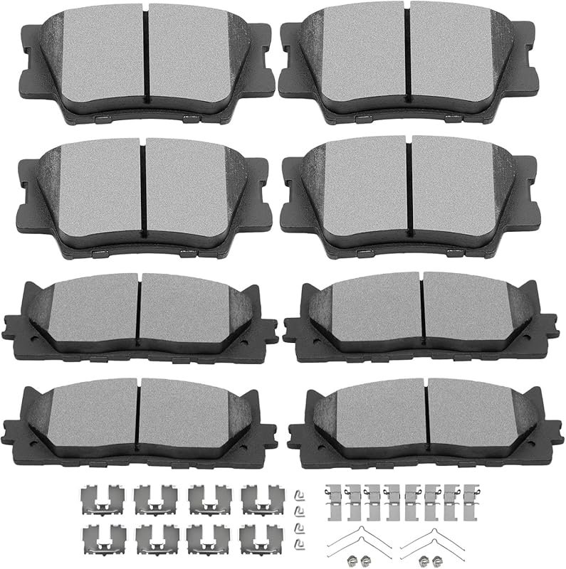 SCITOO Ceramic Disc Brake Pad Set for Toyota Camry 2007 to 2017 Front