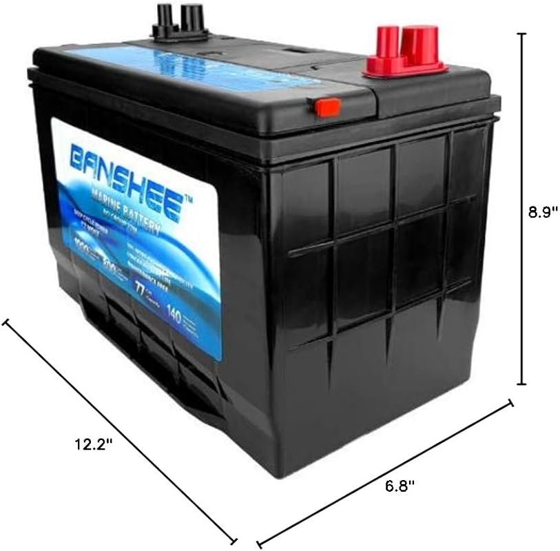 Marine Battery Replaces D27M 8027