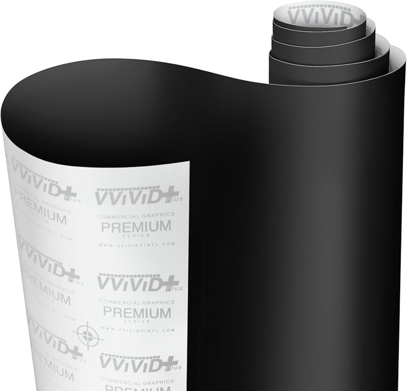 VViViD Black Matte Car Wrap Vinyl Roll with Air Release 3MIL-VViViD8