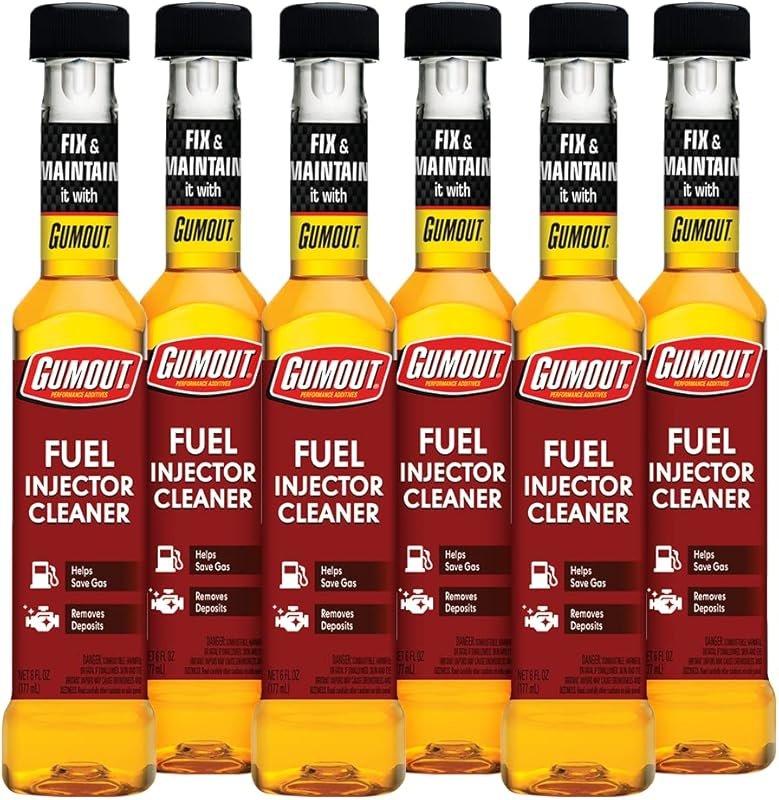 Gumout Fuel Injector Cleaner Six Pack for Tundra 6 oz Bottles for Effe
