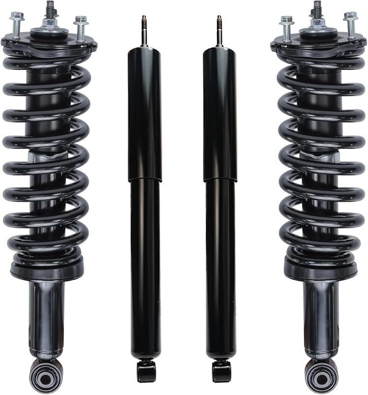 Detroit Axle Complete Front Struts and Rear Shocks for 2000-2006 Toyot