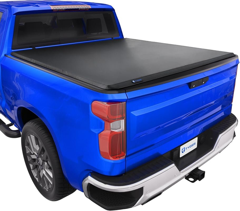 Tyger Auto T3 Soft Tri-Fold Tonneau Cover for 2019-2026 Chevy Silverad