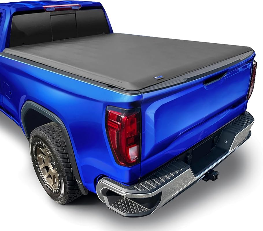 Tyger Auto T1 Soft Roll-Up Tonneau Cover for GMC Sierra 1500 (2019-202