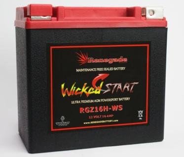 RGZ16H-WS 350+ CCA's; Replacement Battery for Pioneer  SXS1000M3 Pione