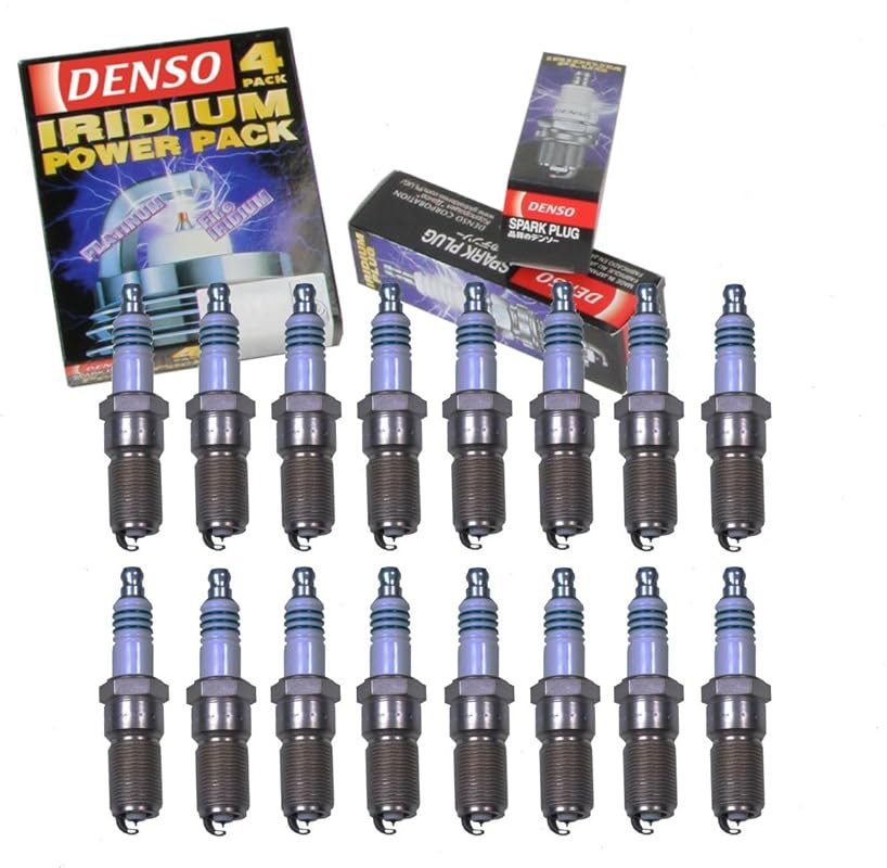 Set of 16 DENSO Iridium Power Spark Plugs for 2003-2008 Dodge Ram 1500