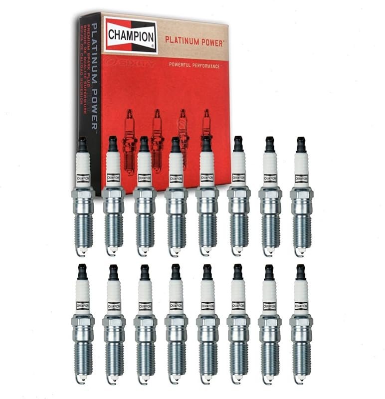 Set of 16 Champion Platinum Spark Plugs for 2004 Dodge Ram 1500 5.7 HE