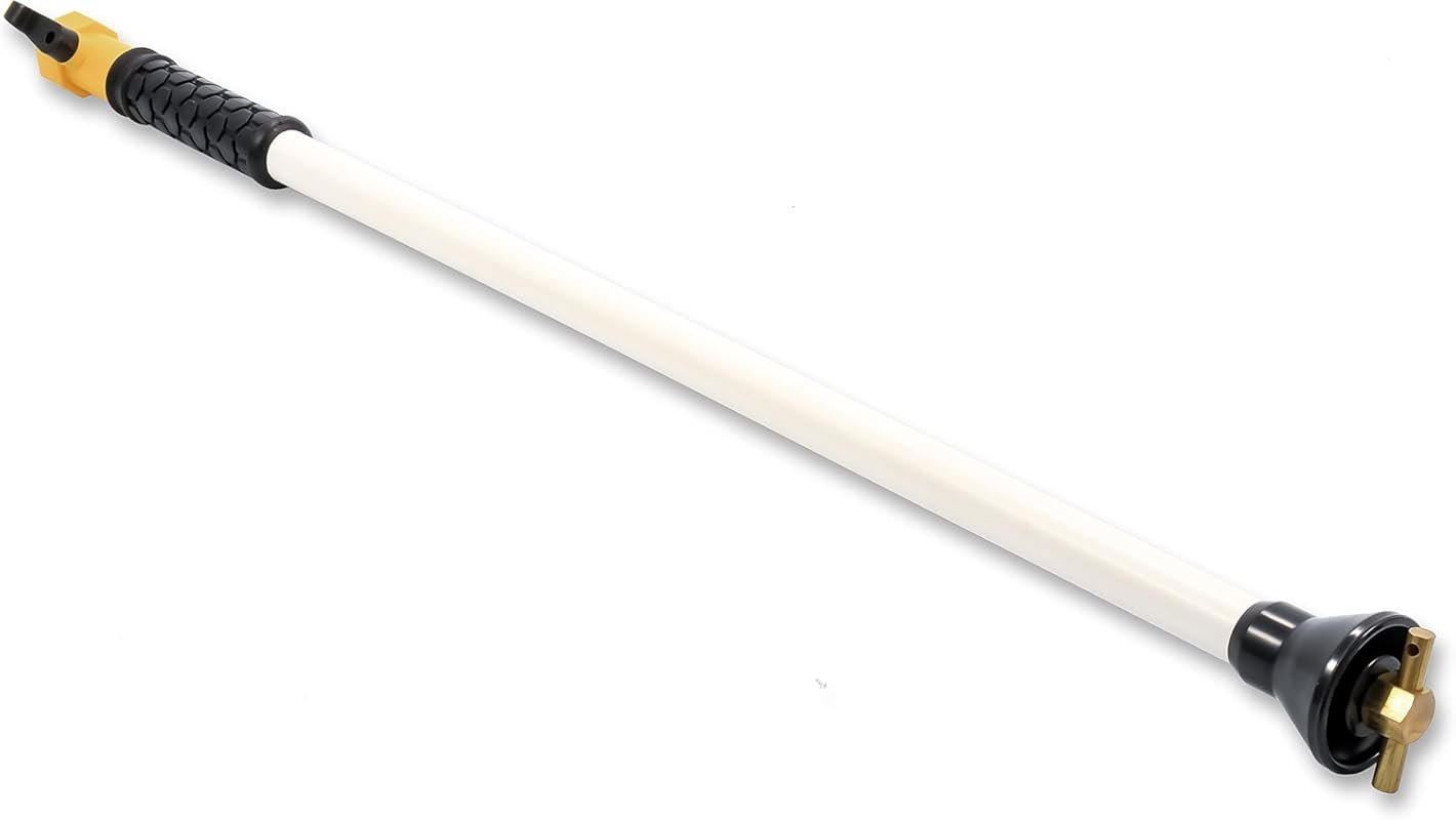 Camco RV Straight Swivel Stik with shutoff valve for powerful cleaning