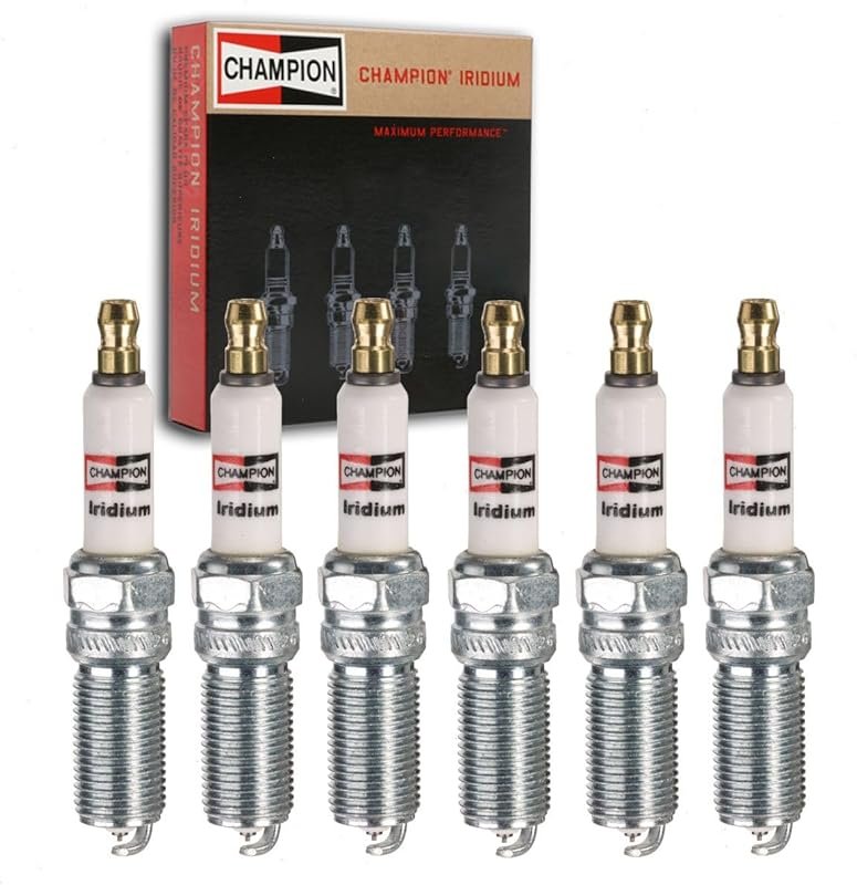 Set of 6 Champion Iridium Spark Plugs for 2011-2020 Ford F-150 3.5L Ec