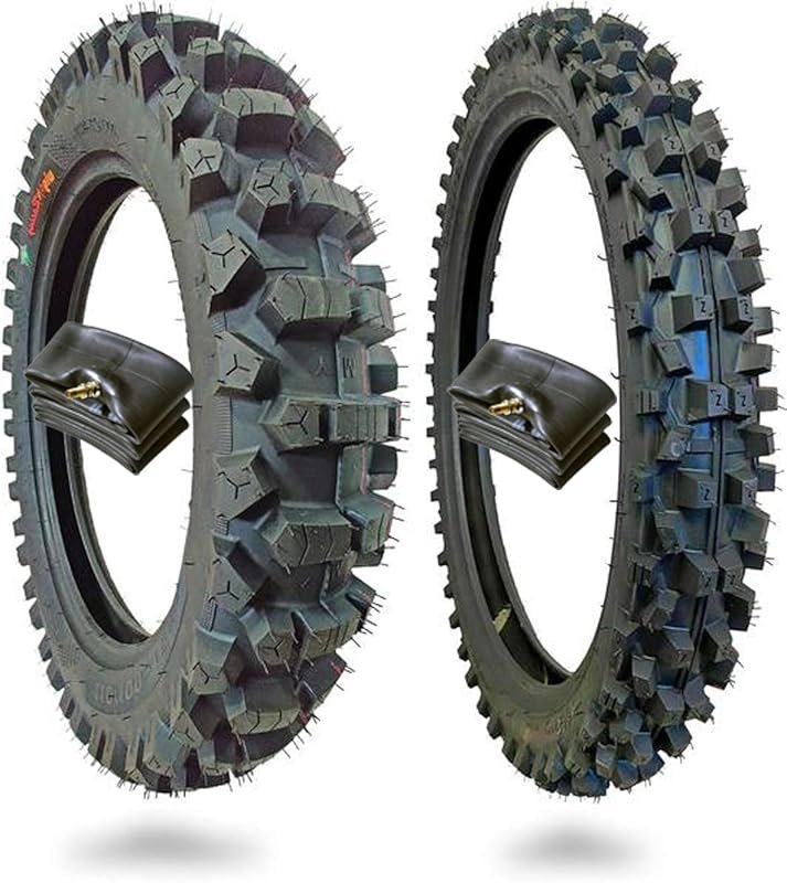 Motocross Dirt Bike Tires in 110/90-19 and 80/100-21 Sizes with Inner 