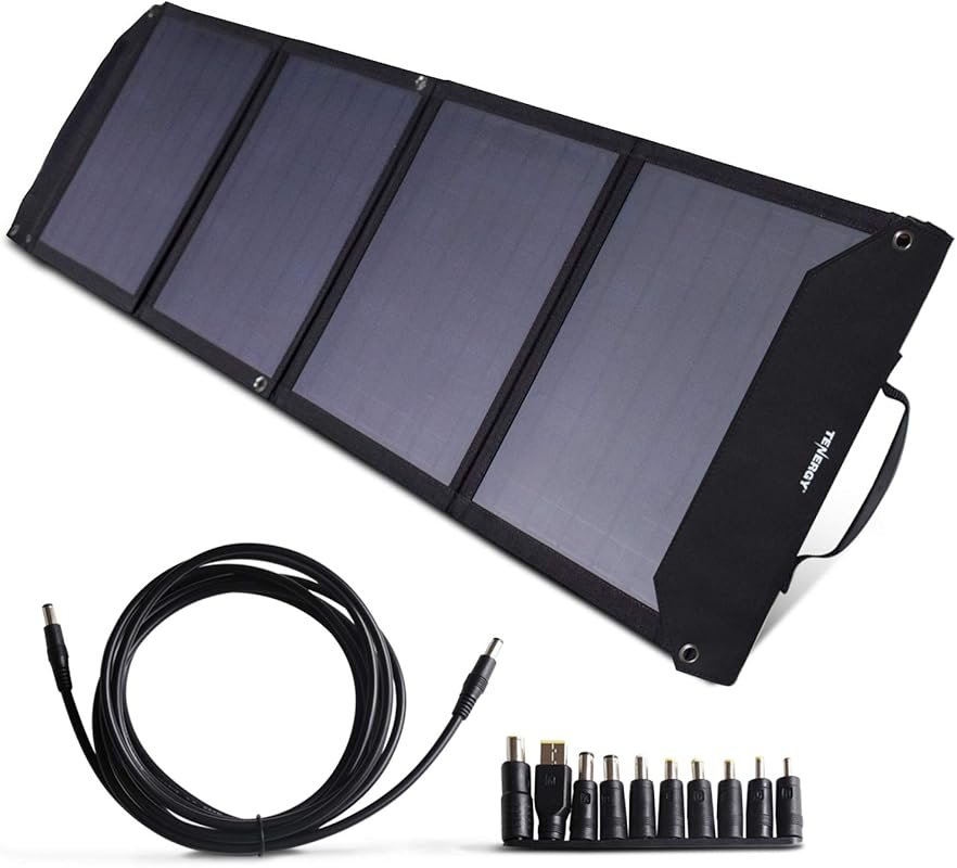 Tenergy 60W Foldable Solar Panel Charger