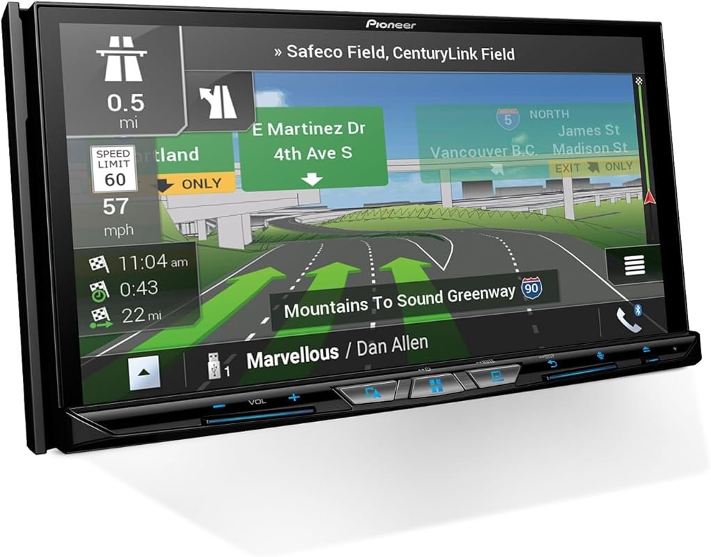 Pioneer AVIC-W8600NEX 7-Inch Double Din GPS Navigation System with Wir