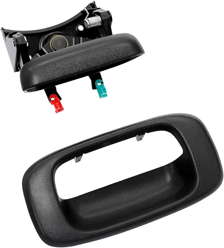 Tailgate Handle Latch and Bezel Trim for 1999-2007 Chevy Silverado GMC
