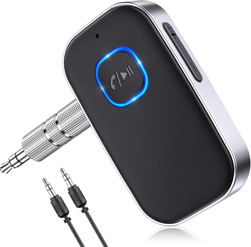 COMSOON Bluetooth Receiver for Car, Noise Cancelling 3.5mm AUX Bluetoo