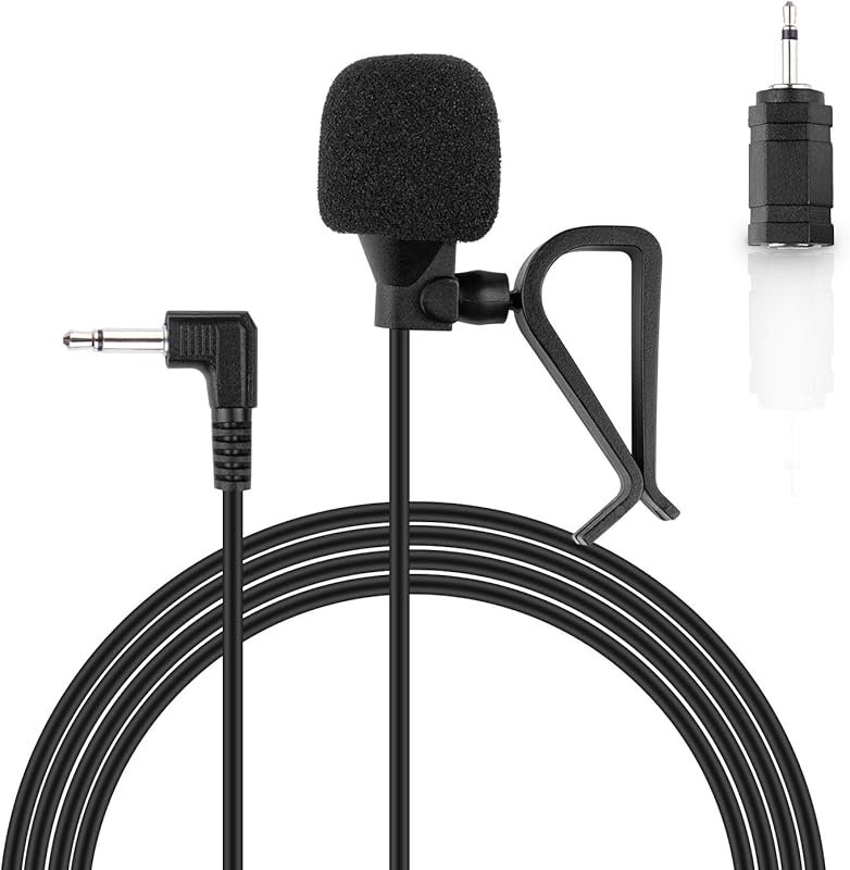 weishan Car Microphone 3.5mm, Car Radio Mic Replacement for Pioneer Ke
