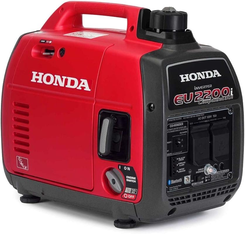 Honda EU2200ITAN1 2200-Watt 120-Volt Companion Super Quiet Portable In
