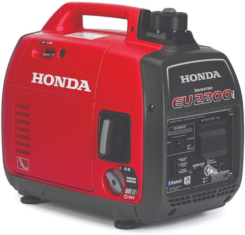 The Honda 2200-Watt Super Quiet Portable Inverter Generator Offers CO-