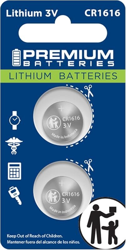 Premium CR1616 Battery Lithium 3V Coin Cell - Japanese Engineered High