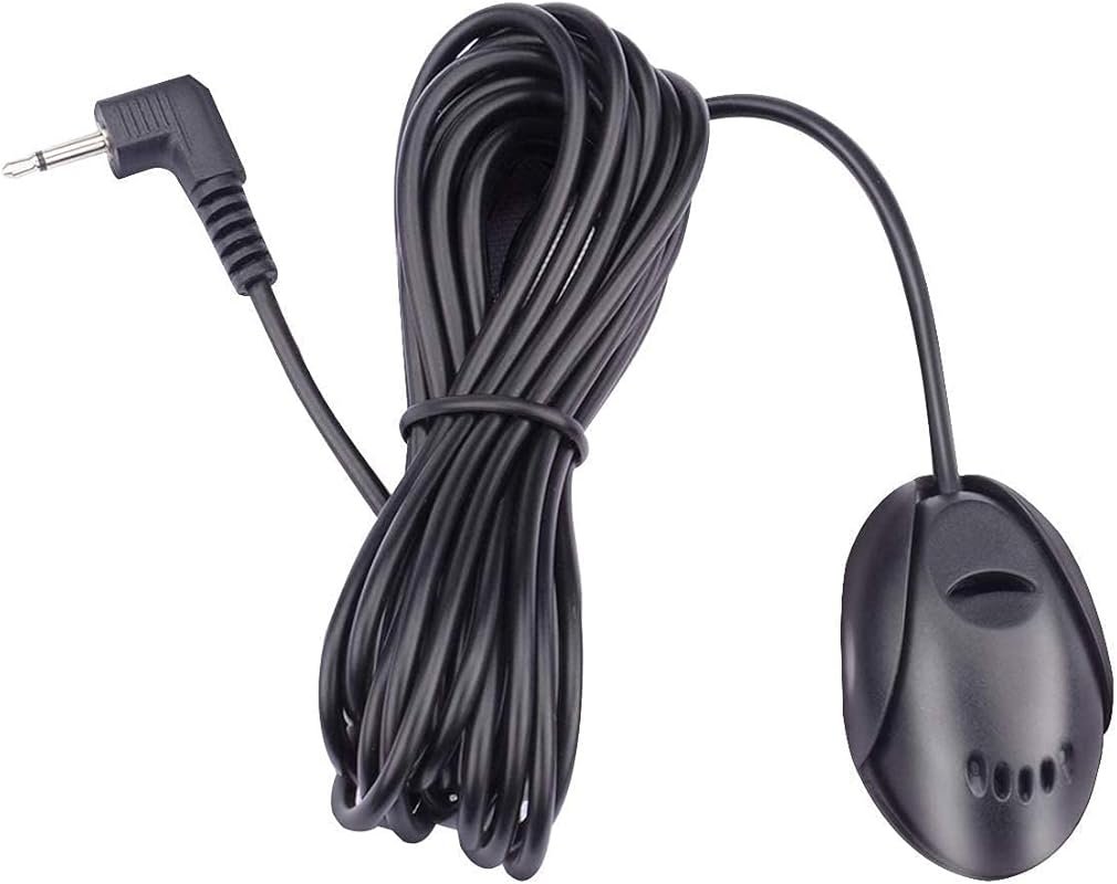 FingerLakes Mic 3.5mm External Microphone Assembly for Car Vehicle Hea