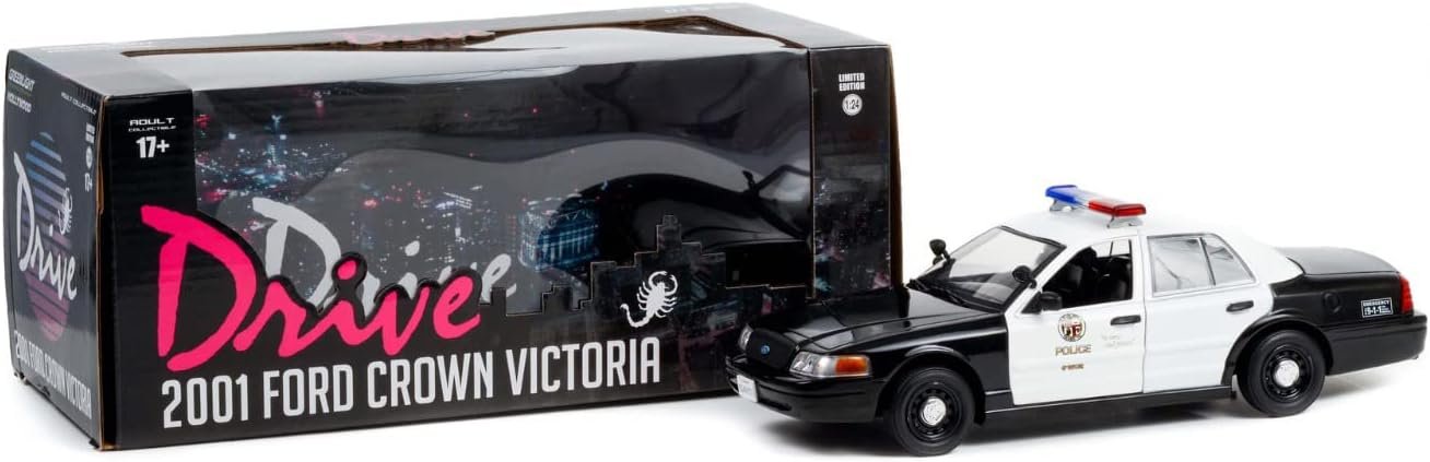 GreenLight 2001 Ford Crown Victoria Police Interceptor LAPD 1:24 Scale