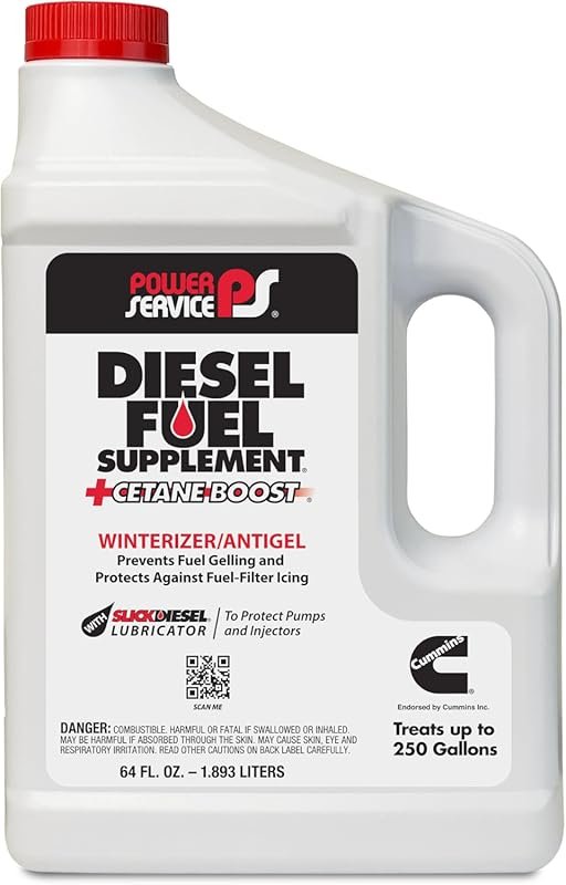 Power Service Diesel Fuel Supplement Antigel: Winter Protection for 60