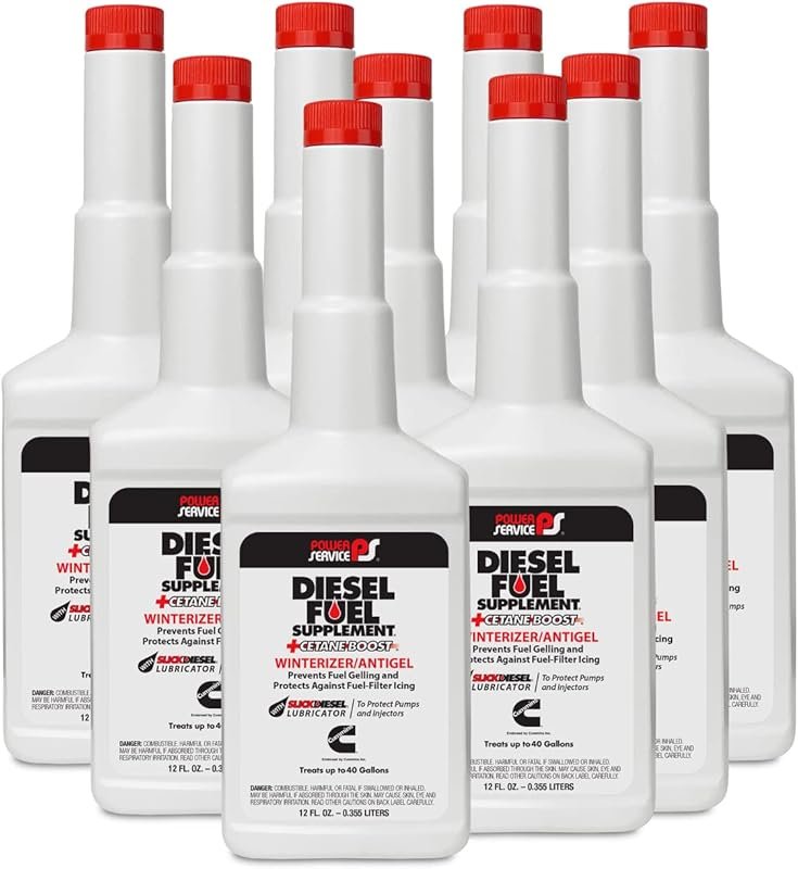 Power Service Diesel Fuel Supplement with Cetane Boost for Optimal Eng