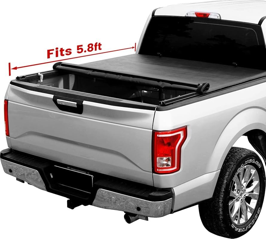 Soft Roll-Up Tonneau Cover for Chevy Silverado and GMC Sierra 1500 (20