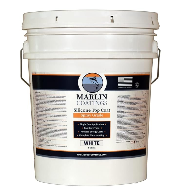 100% Silicone Roof Sealant for RVs, Self Leveling Waterproof, Easy App