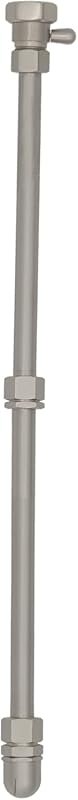 All-Metal RV Black Tank Cleaner Wand with shut-off valve and straight 