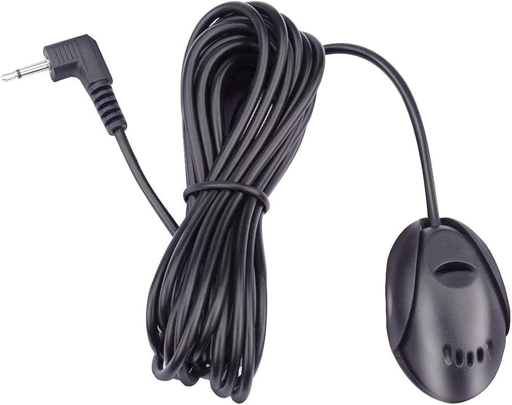 Universal 3.5mm External Car Microphone with Cable for Stereo and GPS 