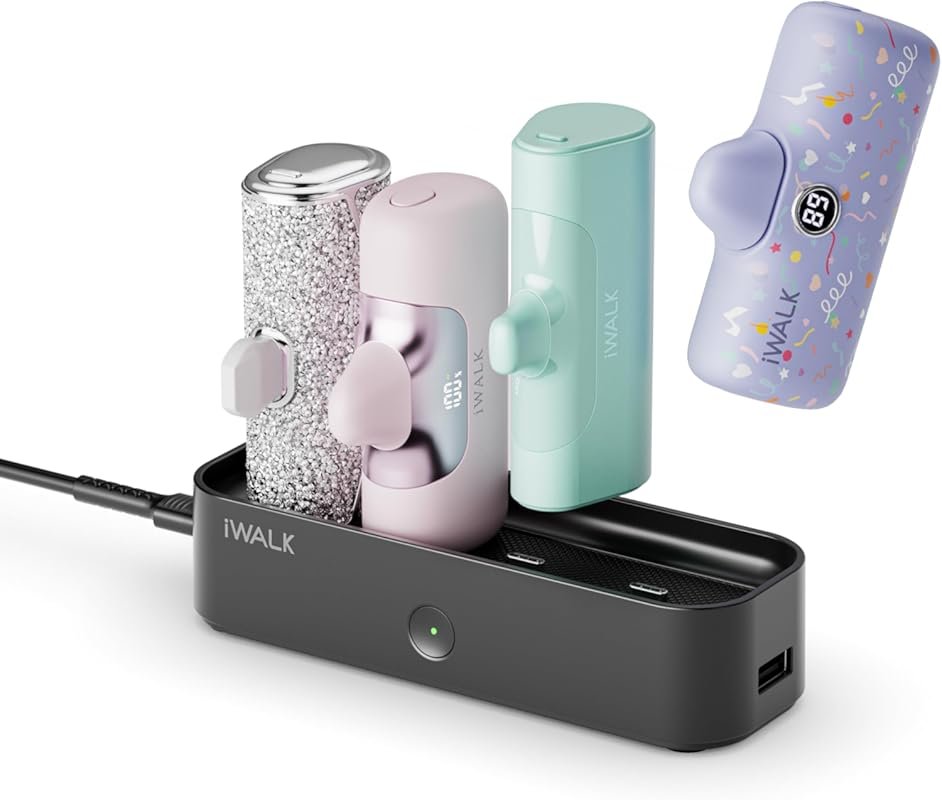 iWALK Charger Station for Portable Power Bank, iPhone Charging Station