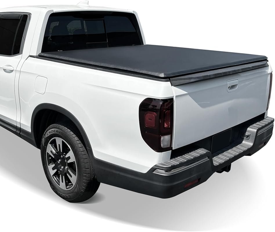 Soft Roll Up Tonneau Cover for 2017-2026 Honda Ridgeline with 5-Foot B