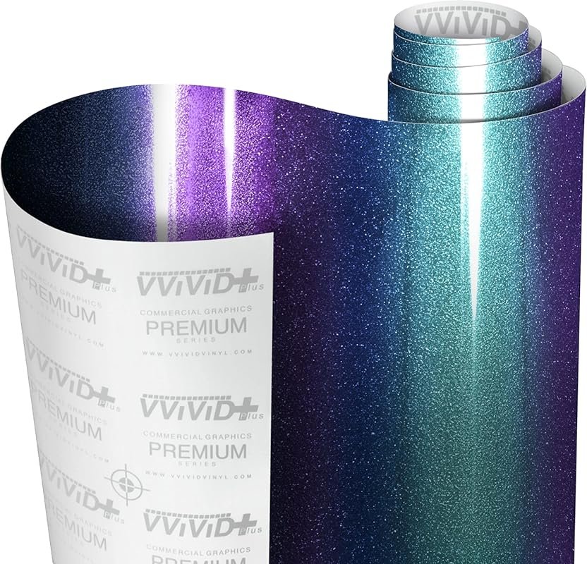 VViViD Gloss Metallic Blue to Purple Chameleon Color-Shift Vinyl Wrap 
