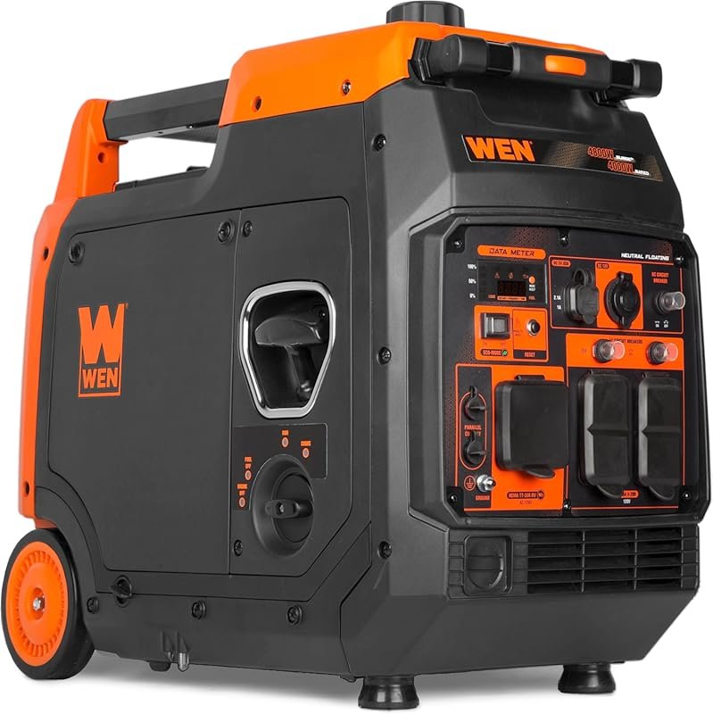 WEN 4800-Watt RV-Ready Portable Inverter Generator with quiet operatio