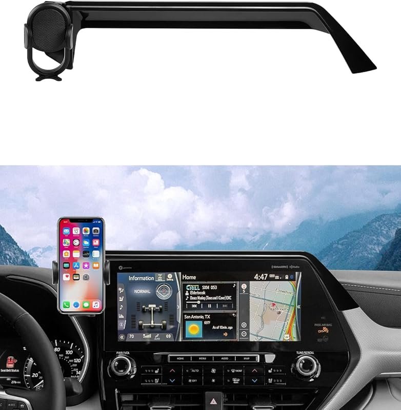 Autorder Custom Fit Phone Holder for Toyota Highlander Limited/Platinu