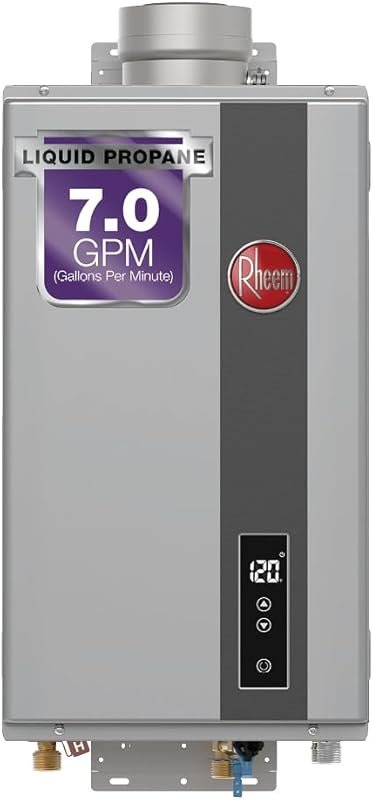 Rheem High Efficiency Indoor Tankless Liquid Propane Water Heater with