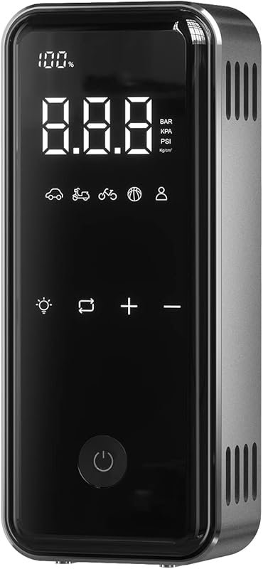 DENVIX Cordless Portable Air Compressor for Truck Tires, 15000mAh Batt