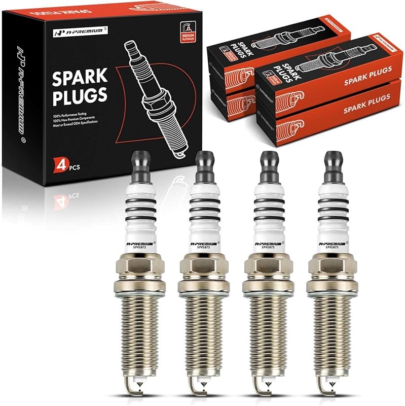 4-Piece A-Premium Iridium Platinum Spark Plugs for Hyundai Veloster 20