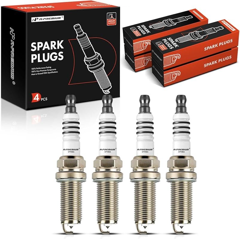 A-Premium Iridium Platinum Spark Plugs Compatible with Kia Forte Koup 