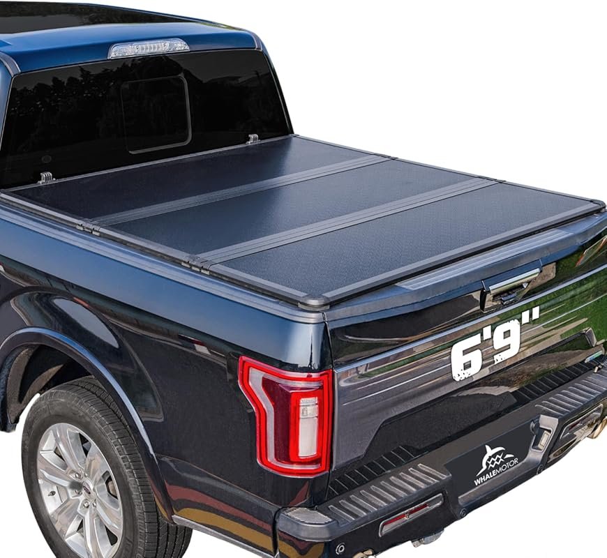 Hard Folding Tri-Fold Tonneau Cover for 2022 Ford F-350 Super Duty 6.8
