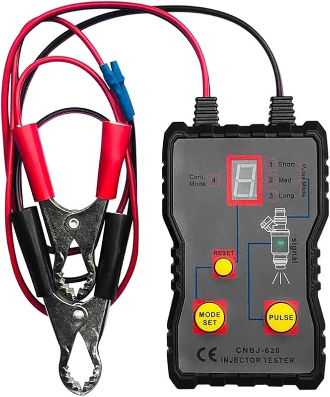 AUCELI Fuel Injector Tester Cleaner Kit, 12V Car Injector Tester with