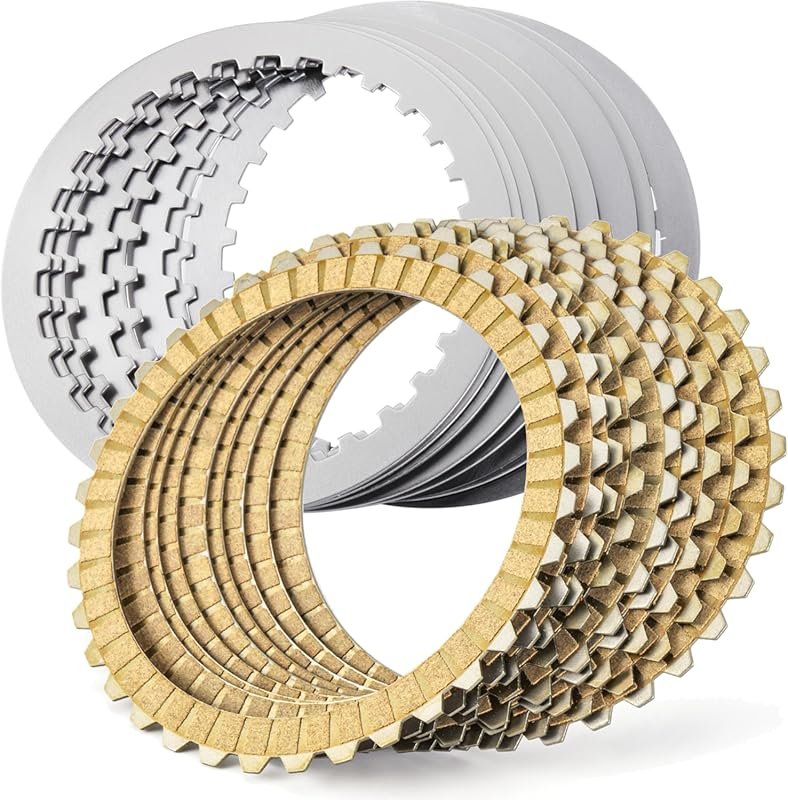 17-Piece Big Twin Extra Clutch Kit with Friction Steel Plates for Spor