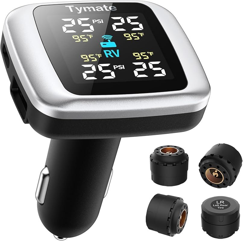 Tymate TM7 Tire Pressure Monitoring System, Wireless TPMS with 4 Exter