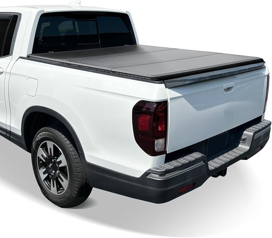 Perfit Liner FRP Hard Tri-Fold Tonneau Cover for 2017-2026 Honda Ridge