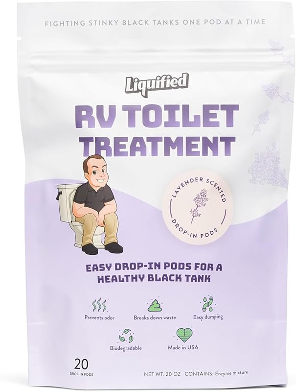 RV Toilet Treatment Drop-Ins: Breaks Down Waste, Prevents Odors, Septi