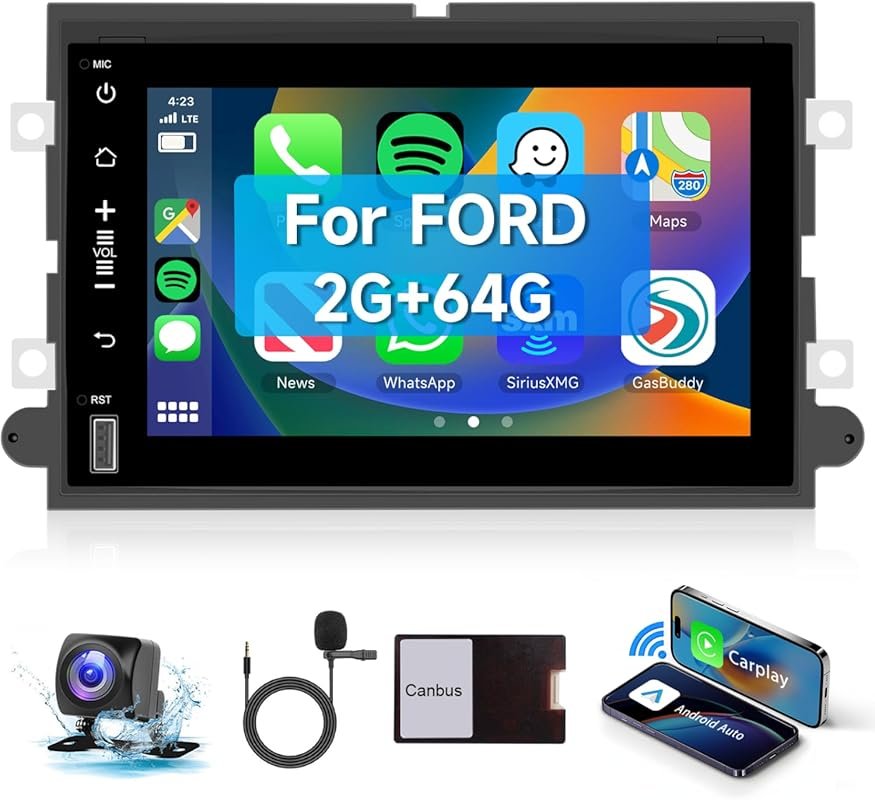 2+64G Android 13 Car Radio Stereo for Ford F150/F250/F350 2004