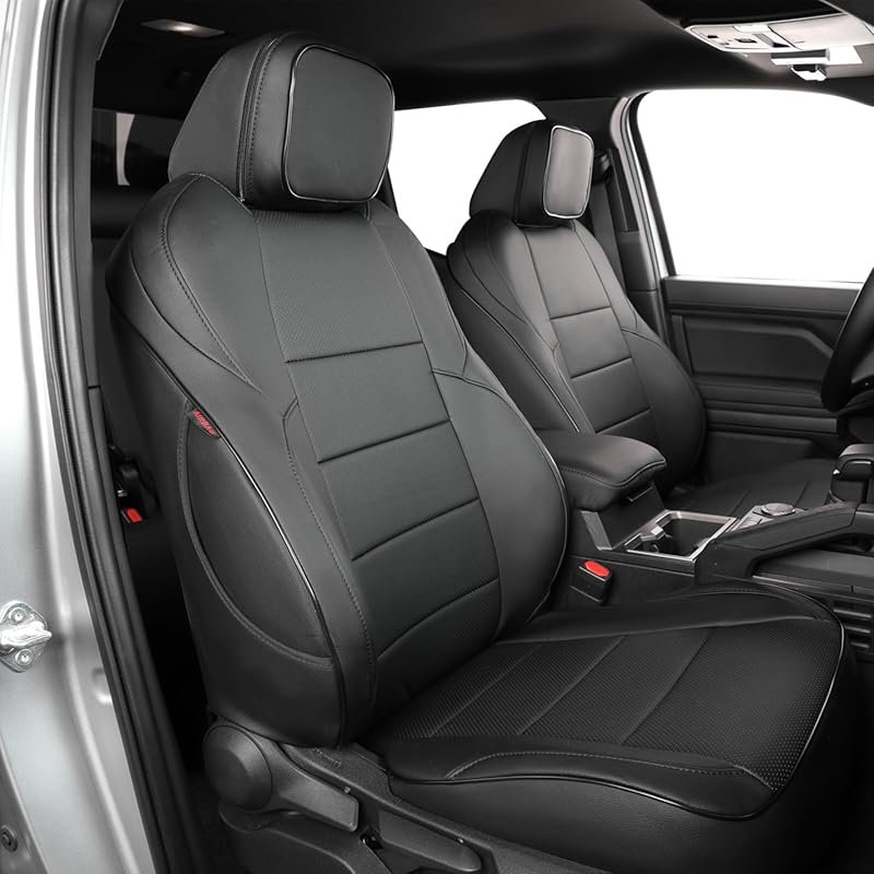 EKR Custom Fit Leather Seat Covers for the 2024-2026 Toyota Tacoma Dou