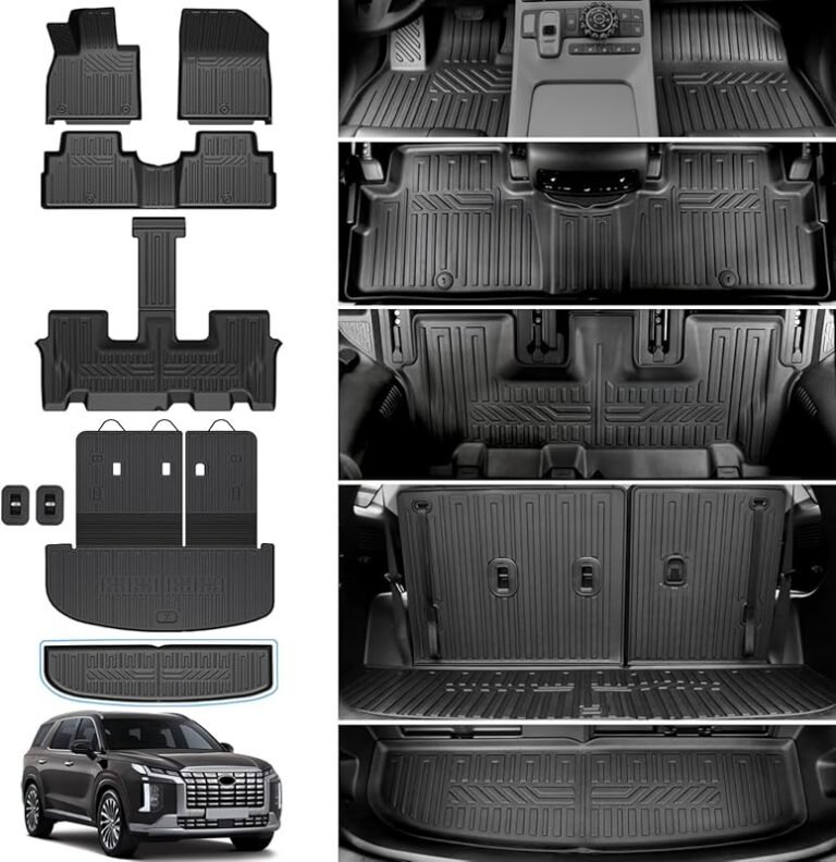 10 Premium All Weather Floor Mats for Hyundai Palisade