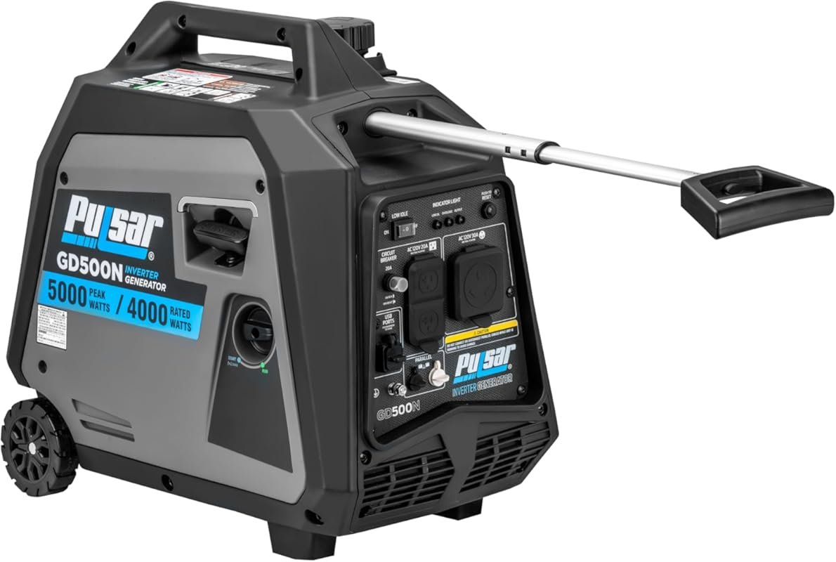 Pulsar GD500N 5000W Quiet Inverter Generator That Is RV-Ready and CARB